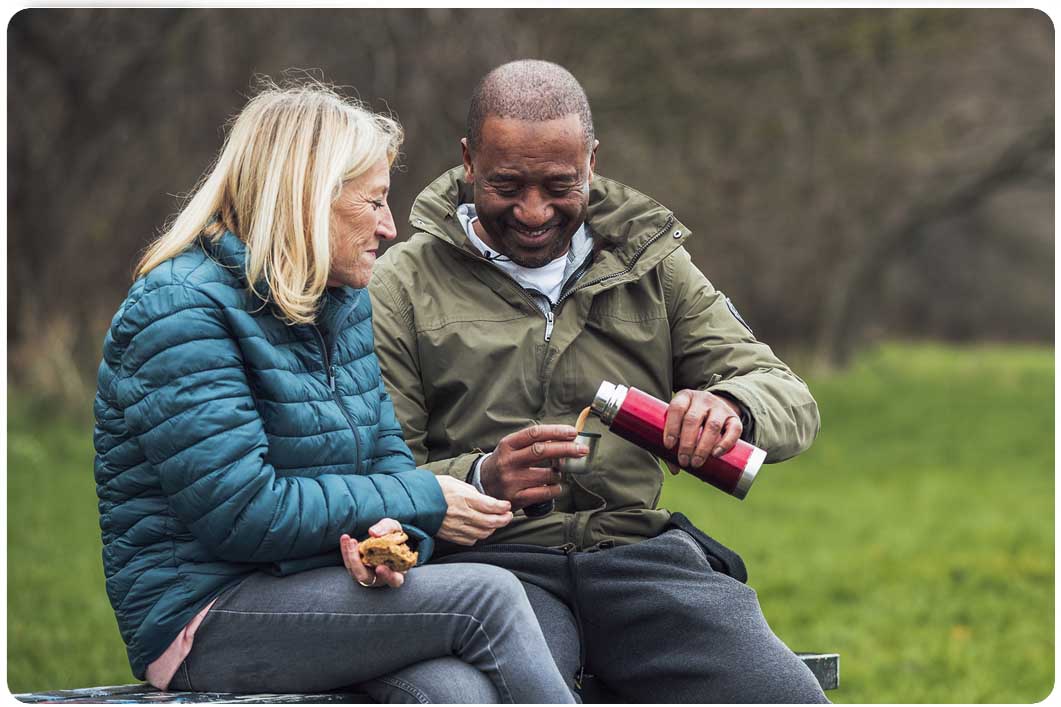 couple in the park