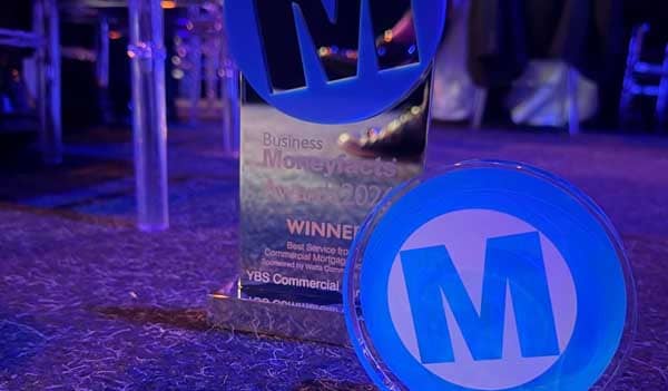Moneyfacts awards trophy